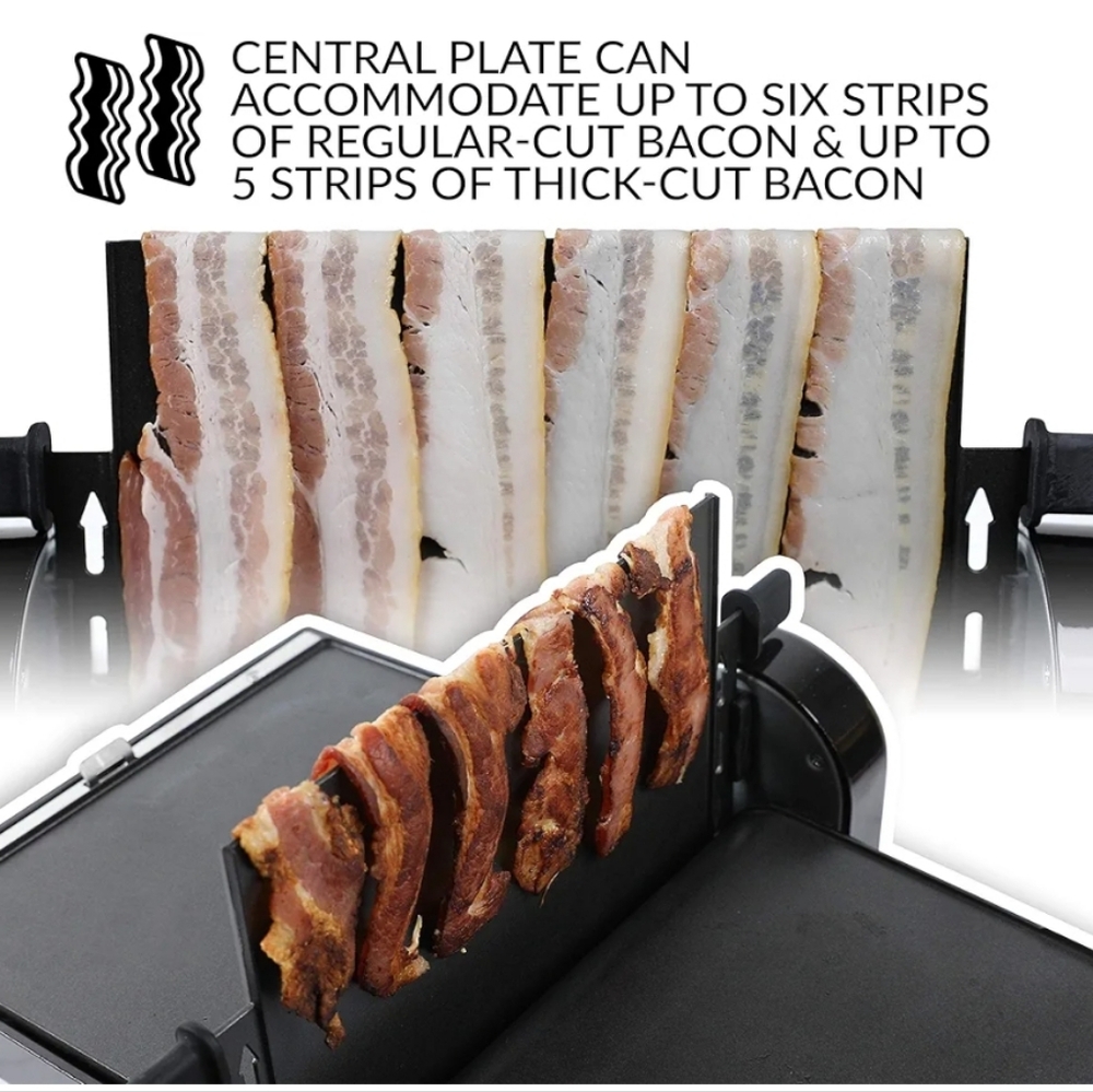 Griddle with Bacon Rack - Picture 6 of 7